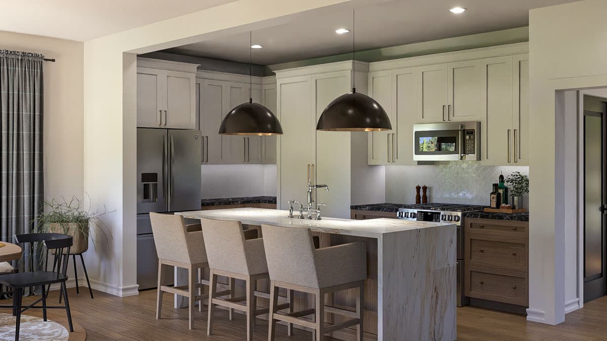 Plan 623476DJ: 4-Bed Transitional House Plan with Flex Room - 2609 Sq Ft - Image #12 - Farmhouse, Transitional