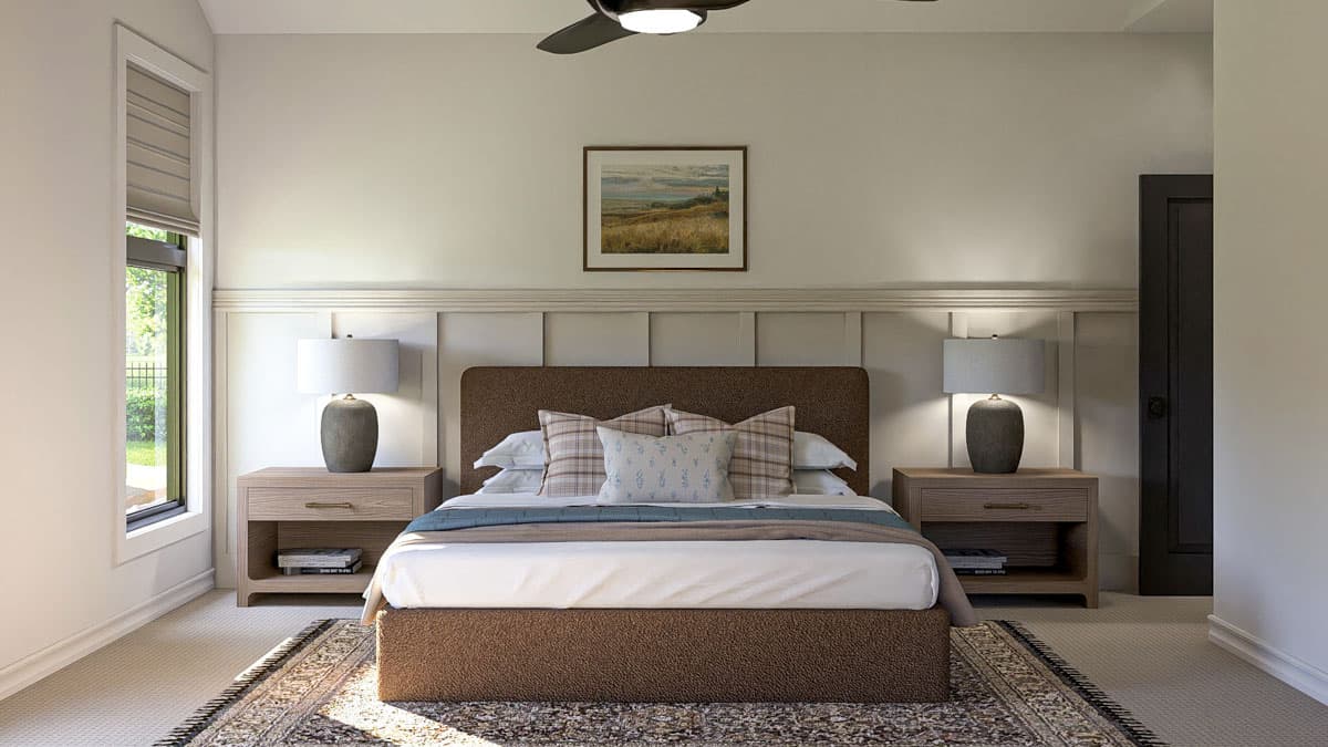 Plan 623476DJ: 4-Bed Transitional House Plan with Flex Room - 2609 Sq Ft - Image #15 - Farmhouse, Transitional