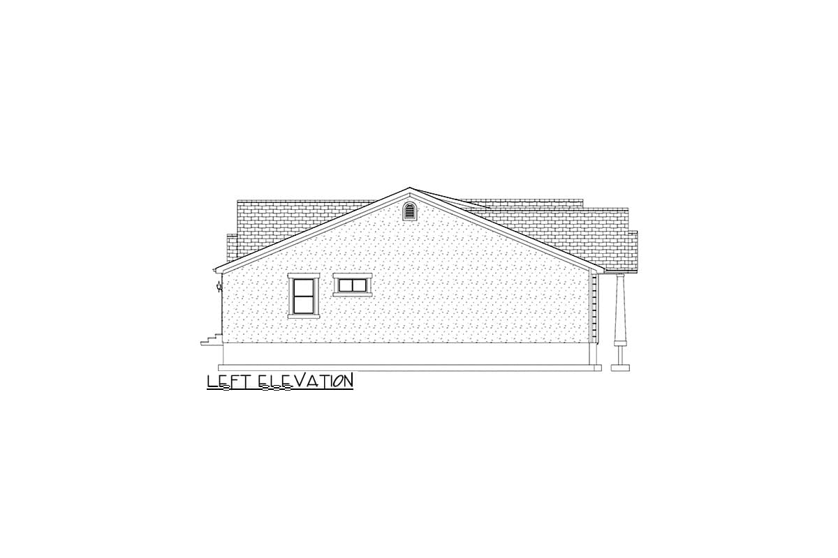 Plan 61591UT: Single-Story Multi-Family House Plan with 1-Bed Units - 1543 Sq Ft Per Unit - Image #9 - Craftsman, Ranch, Traditional