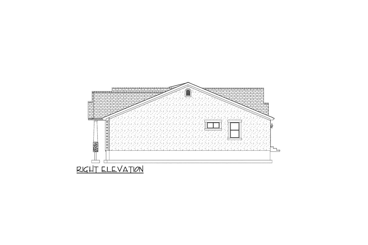 Plan 61591UT: Single-Story Multi-Family House Plan with 1-Bed Units - 1543 Sq Ft Per Unit - Image #11 - Craftsman, Ranch, Traditional