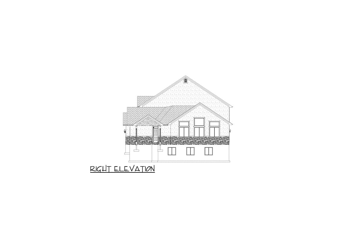 Plan 61592UT: Traditional Fourplex House Plan with 2-Car Garage Per Unit - 5651 Sq Ft - Image #11 - Country, Traditional