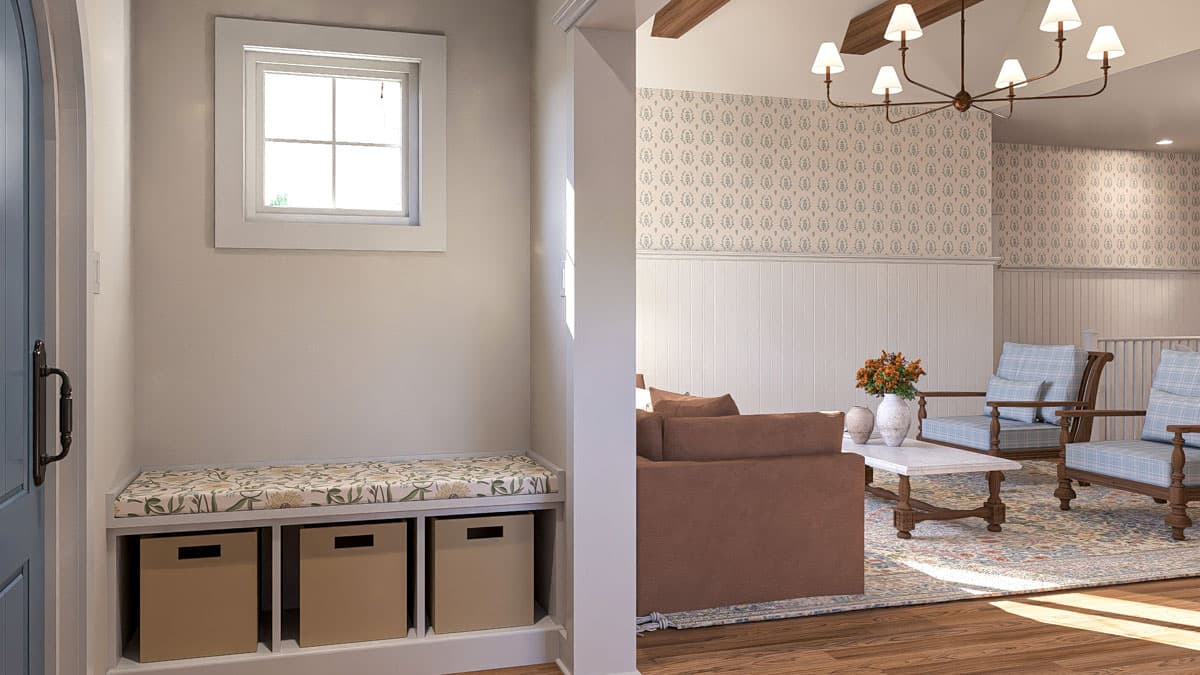 Plan 623479DJ: Traditional 3-Bed Cottage House Plan with Open-Concept Living Space - 1507 Sq Ft - Image #12 - Cottage, Traditional