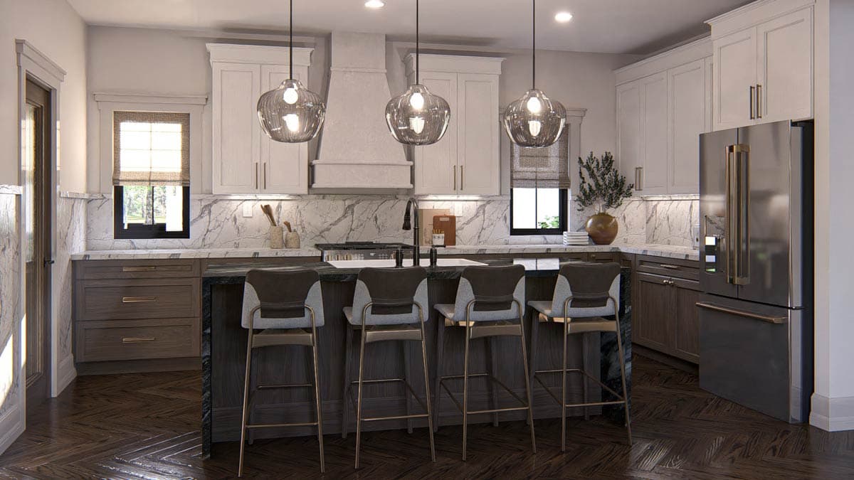 Plan 623480DJ: Two-Story Narrow Modern Farmhouse Plan with Home Office - 2121 Sq Ft - Image #12 - Farmhouse, Modern Farmhouse