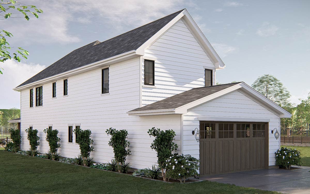 Plan 623480DJ: Two-Story Narrow Modern Farmhouse Plan with Home Office - 2121 Sq Ft - Image #24 - Farmhouse, Modern Farmhouse