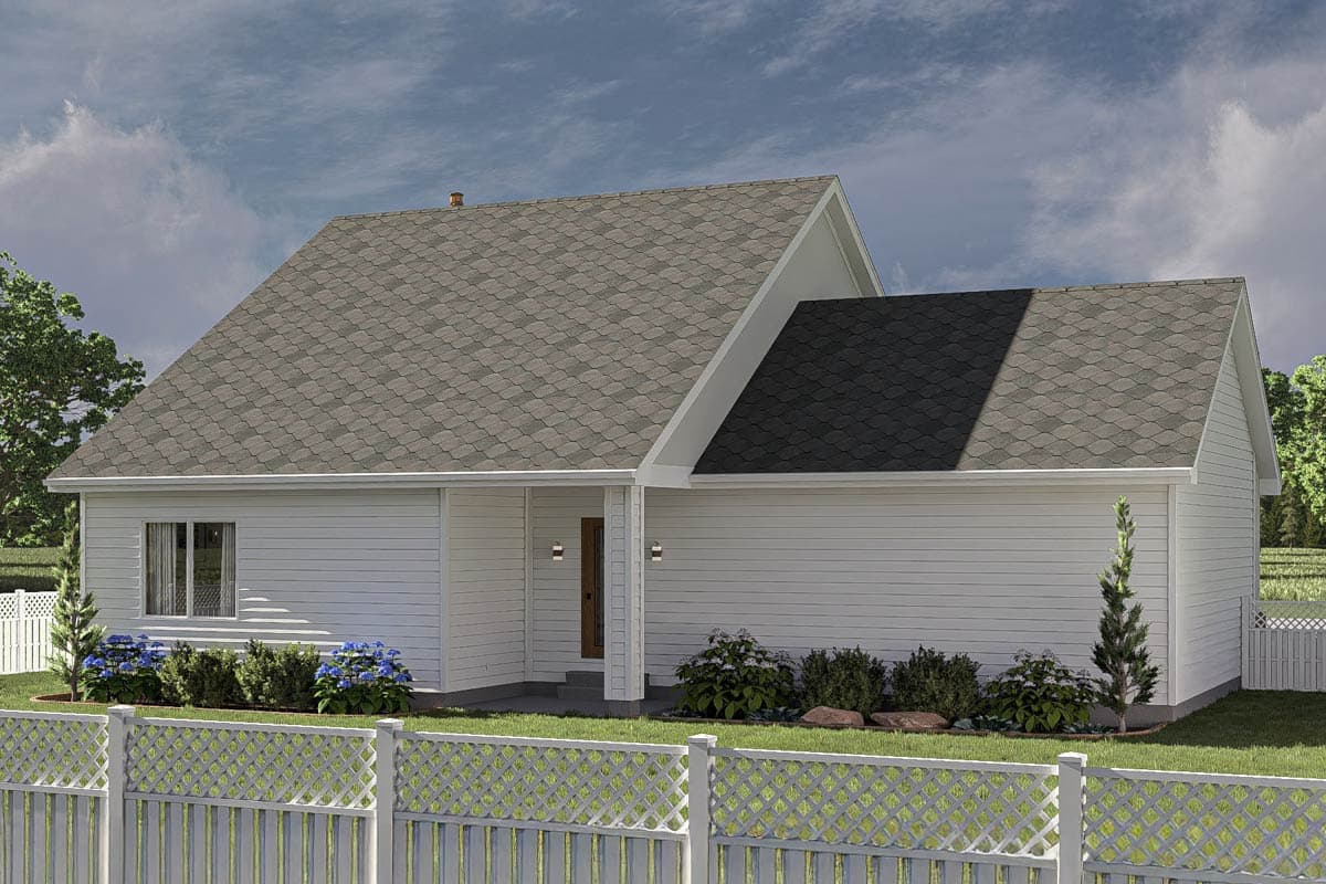 Plan 623482DJ: Two-Story Craftsman Bungalow House Plan with Fireplace - 1839 Sq Ft - Image #17 - Bungalow, Craftsman, Traditional