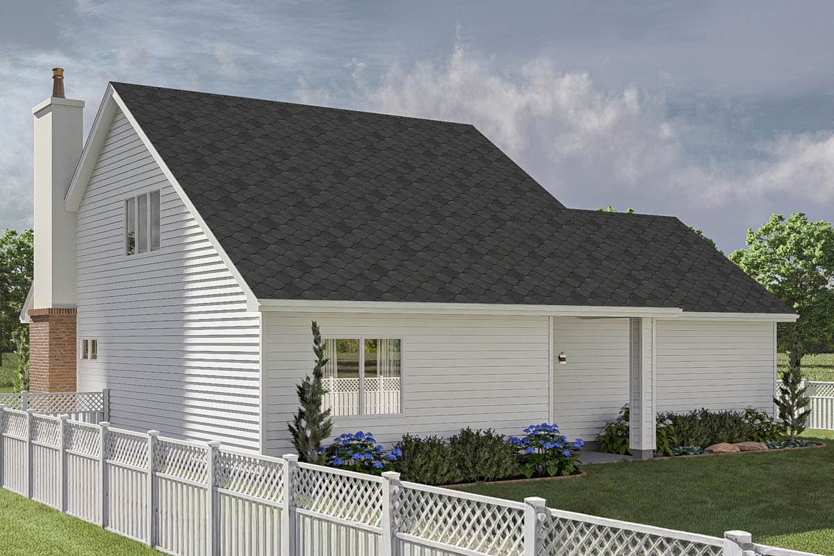 Plan 623482DJ: Two-Story Craftsman Bungalow House Plan with Fireplace - 1839 Sq Ft - Image #18 - Bungalow, Craftsman, Traditional