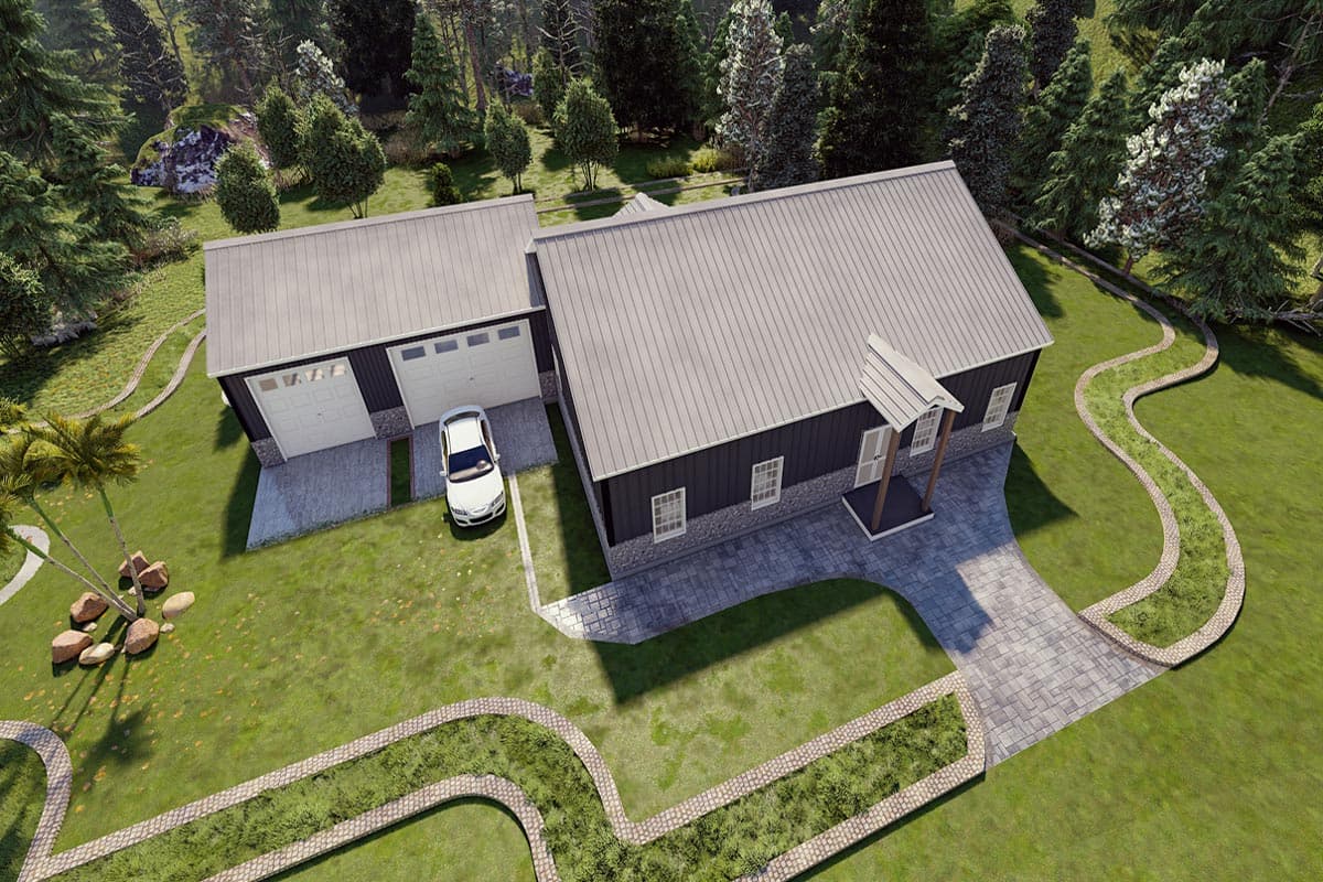 Plan 530104KTE: 4-Bed Barndominium-style House Plan with Traditional Charm - Image #7 - Barndominium, Country, Traditional