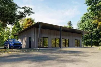 1-Bed Mid-Century Modern Cottage Barndo - 1325 Sq Ft