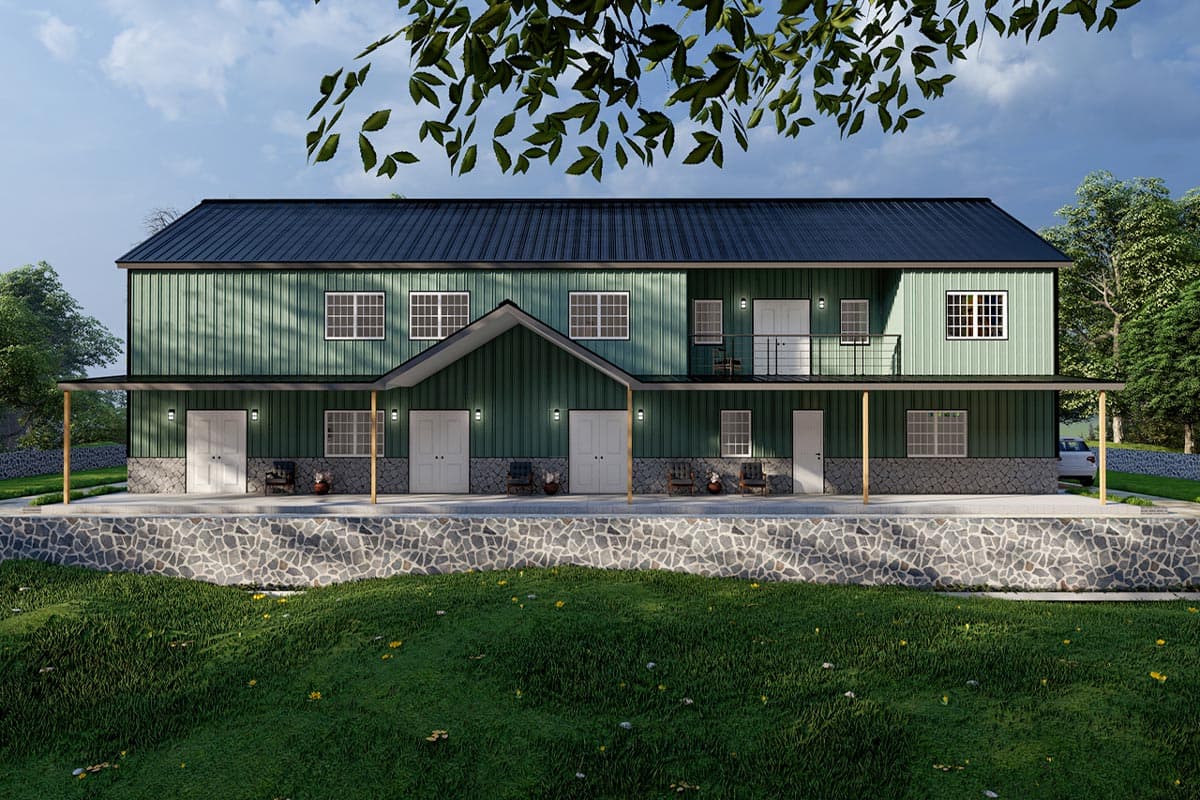 Plan 530118KTE: 6-Bed Barndominium House Plan with Two-Story Master Suite - 4360 Sq Ft - Image #5 - Barndominium, Country