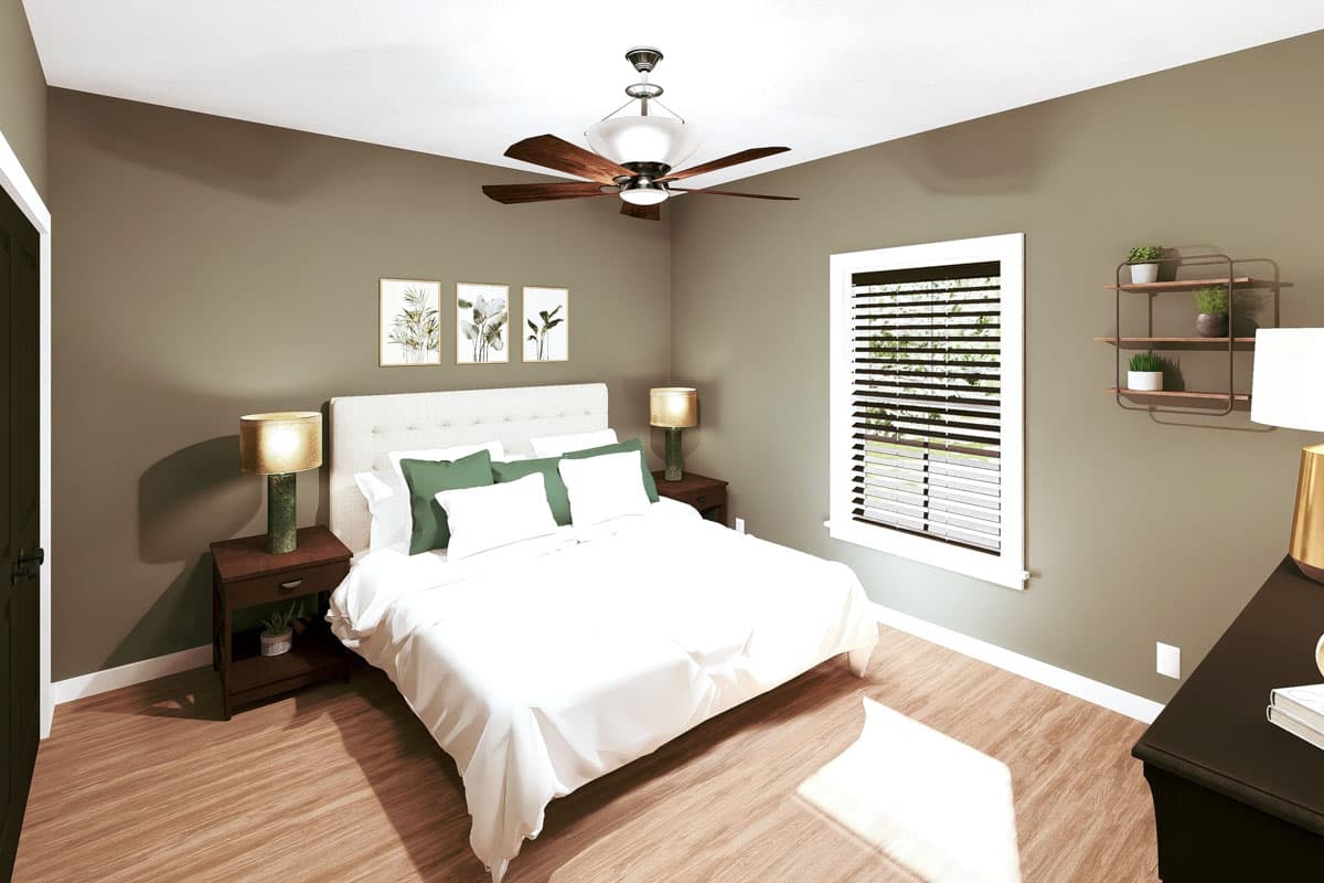 Plan 25056DH: 3-Bed Country House Plan with Open-Concept Living Space - 2000 Sq Ft - Image #11 - Country, Farmhouse, Ranch