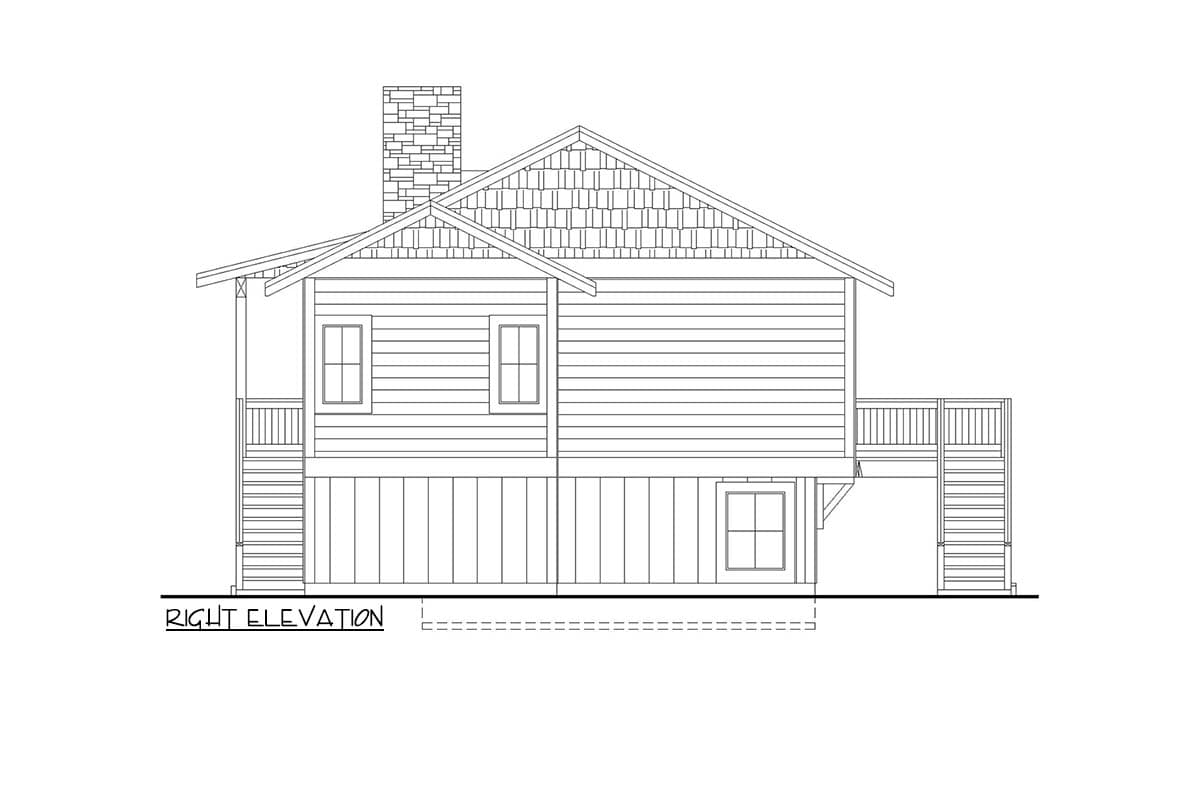 Plan 350123GH: 3-Bed Traditional House Plan with Lower Level Family Room - 1849 Sq Ft - Image #5 - Traditional