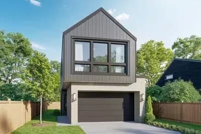 3-Bed Contemporary House Plan with a Jack and Jill Bathroom - 1741 Sq Ft