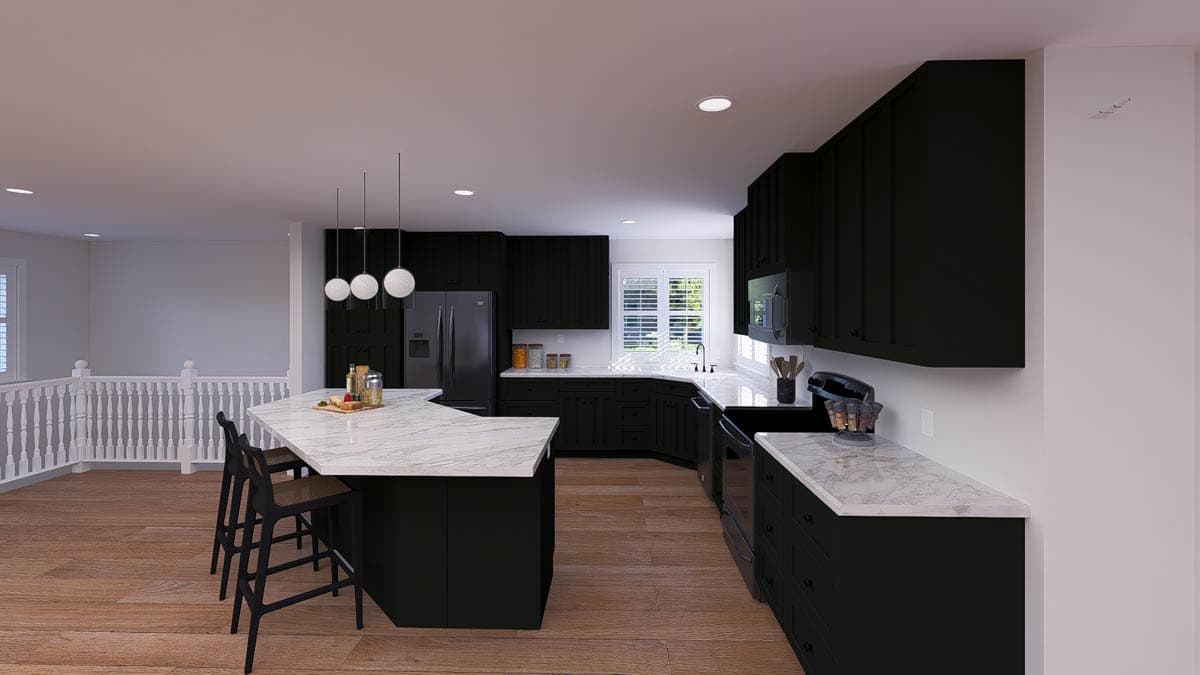 Plan 61595UT: Versatile 2-Bed ADU with Oversized 4-Car Garage and Spacious Living Area - Image #7 - Carriage, Traditional