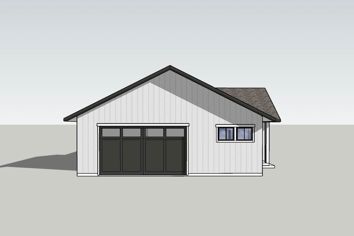 Plan 470308REY: Single-Story Modern Ranch House Plan with Den - 1996 Sq Ft - Image #11 - Modern, New American, Ranch