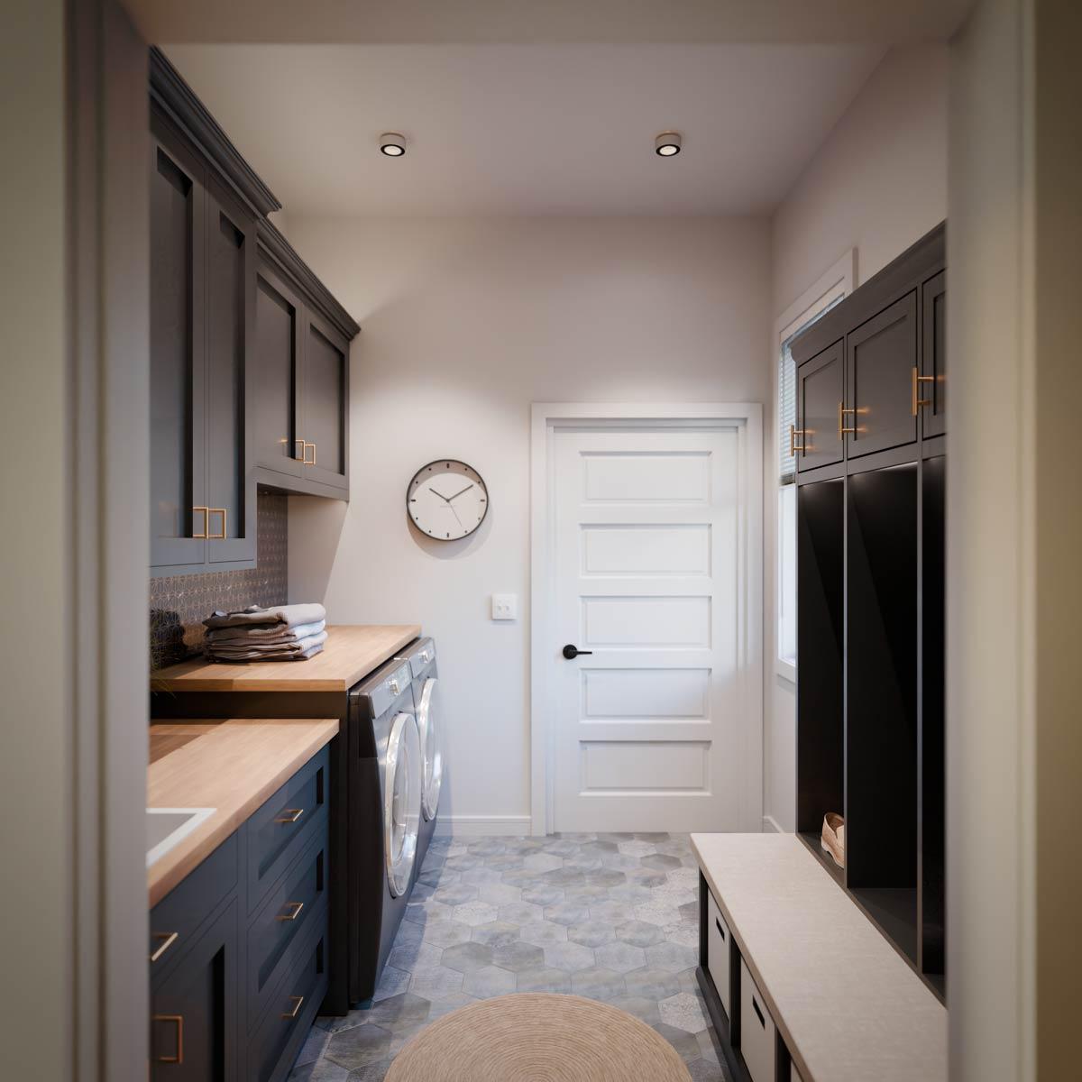 Plan 911054JVD: 4-Bed Mountain Vacation House Plan with Flex Room - 2290 Sq Ft - Image #13 - Mid Century Modern, Modern, Mountain, Northwest