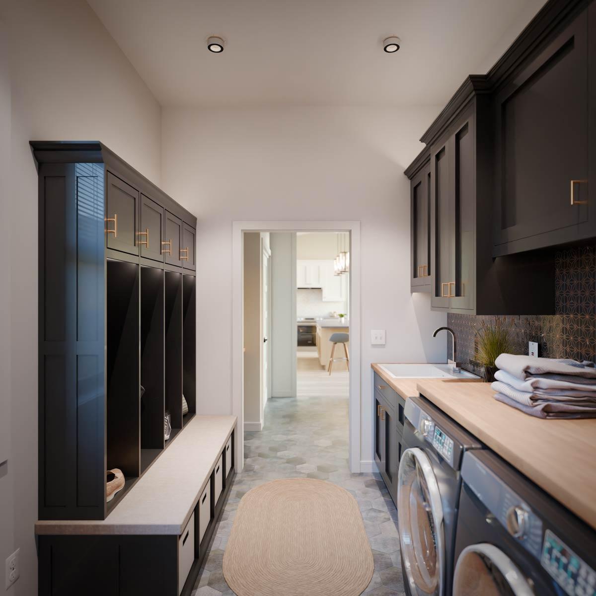 Plan 911054JVD: 4-Bed Mountain Vacation House Plan with Flex Room - 2290 Sq Ft - Image #14 - Mid Century Modern, Modern, Mountain, Northwest