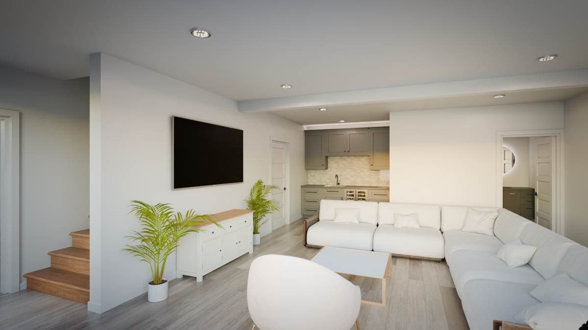 Plan 911054JVD: 4-Bed Mountain Vacation House Plan with Flex Room - 2290 Sq Ft - Image #15 - Mid Century Modern, Modern, Mountain, Northwest