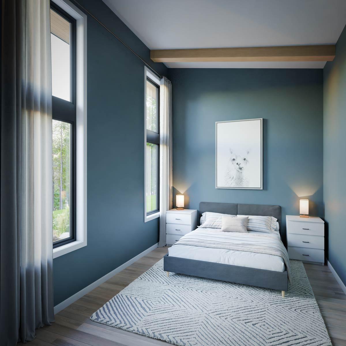 Plan 911054JVD: 4-Bed Mountain Vacation House Plan with Flex Room - 2290 Sq Ft - Image #17 - Mid Century Modern, Modern, Mountain, Northwest