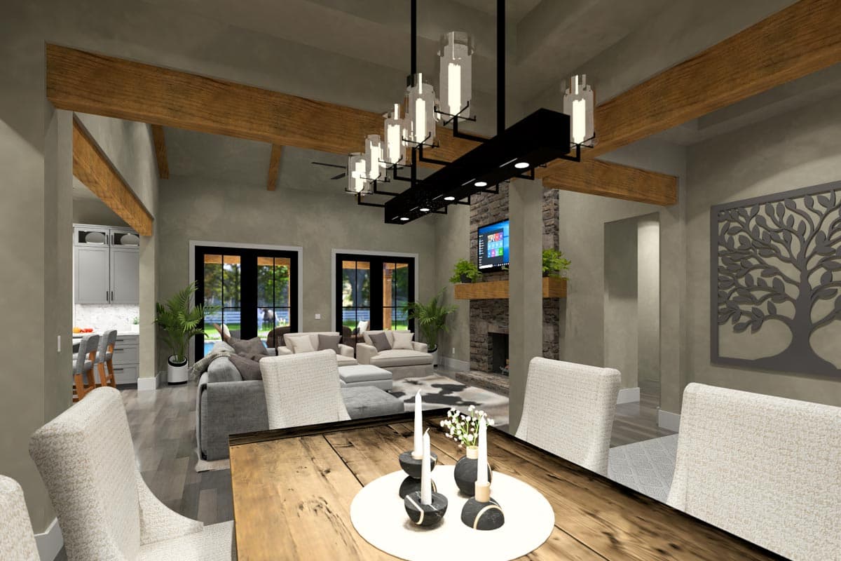 Plan 16935WG: Modern Farmhouse Plan with Outdoor Kitchen and Living Area - 2093 Sq Ft - Image #26 - Country, Farmhouse, Modern Farmhouse