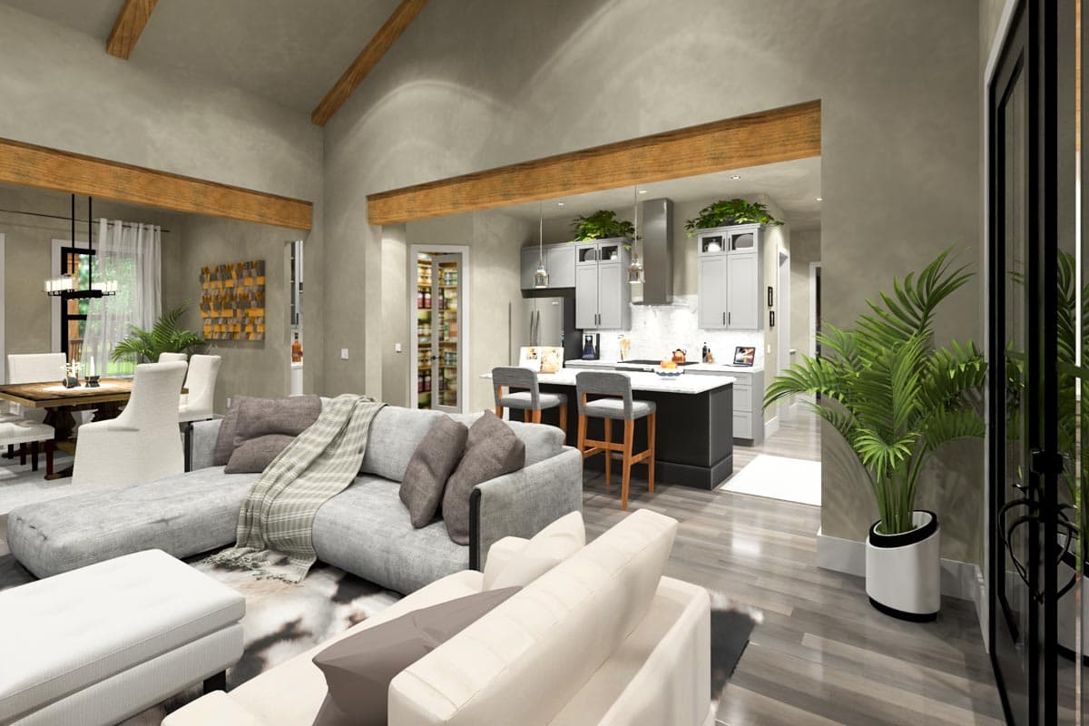 Plan 16935WG: Modern Farmhouse Plan with Outdoor Kitchen and Living Area - 2093 Sq Ft - Image #27 - Country, Farmhouse, Modern Farmhouse