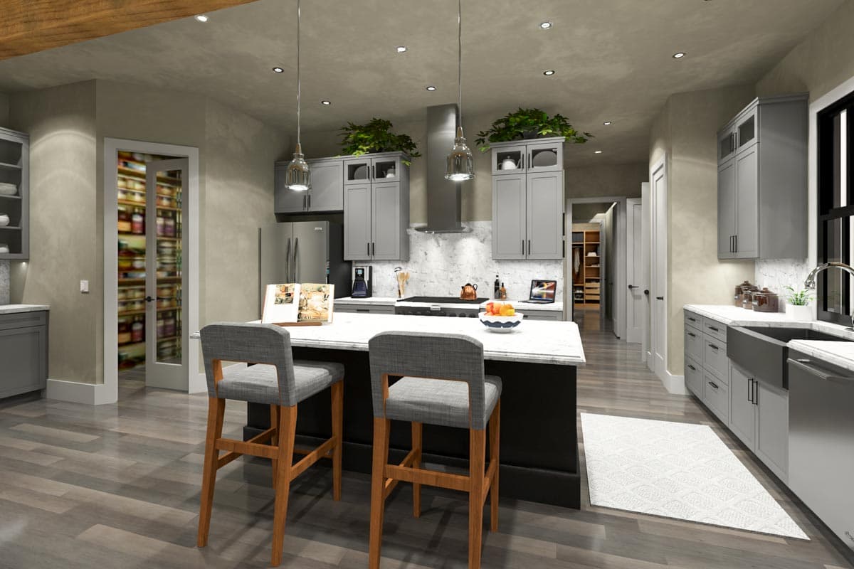 Plan 16935WG: Modern Farmhouse Plan with Outdoor Kitchen and Living Area - 2093 Sq Ft - Image #28 - Country, Farmhouse, Modern Farmhouse