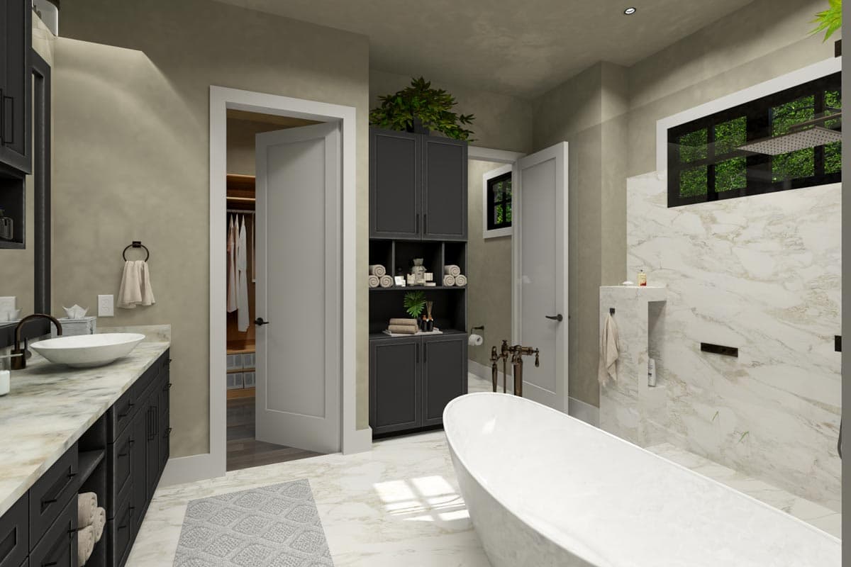 Plan 16935WG: Modern Farmhouse Plan with Outdoor Kitchen and Living Area - 2093 Sq Ft - Image #32 - Country, Farmhouse, Modern Farmhouse