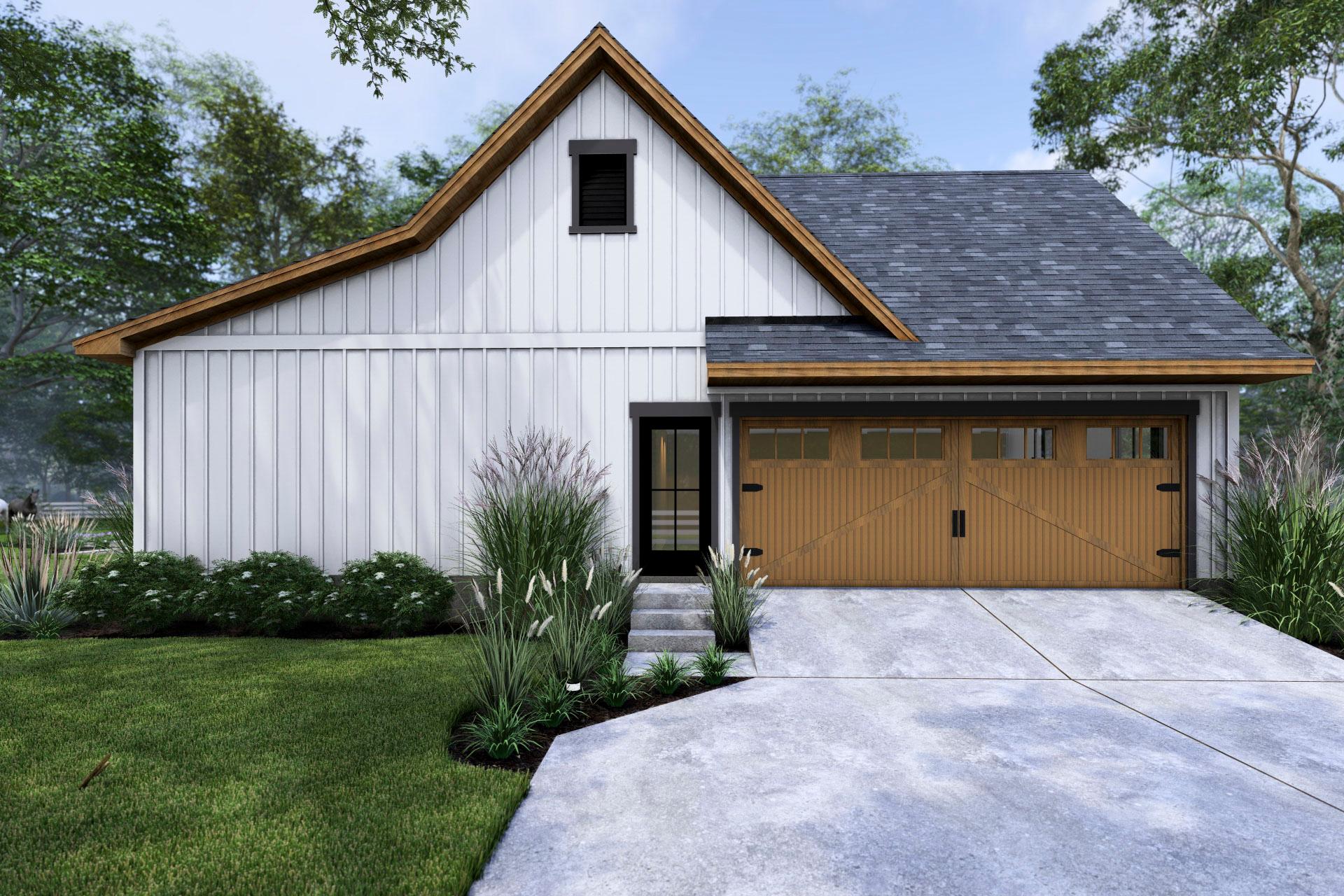 Plan 16935WG: Modern Farmhouse Plan with Outdoor Kitchen and Living Area - 2093 Sq Ft - Image #13 - Country, Farmhouse, Modern Farmhouse