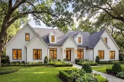 5-Bed Contemporary Farmhouse Plan with Home Office - 3215 Sq Ft