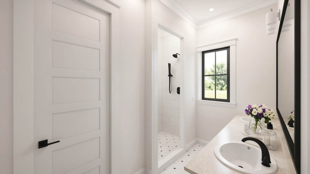 Plan 56554SM: 3-Bed Modern Farmhouse Plan with Wrap Around Porch and Upgrade Options - 1673 Sq Ft - Image #11 - Country, Farmhouse, Modern Farmhouse