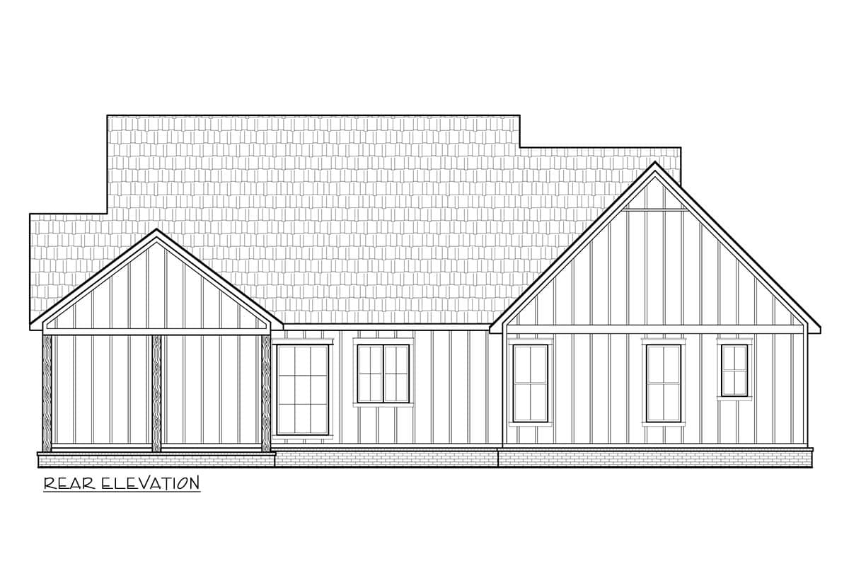 Plan 56554SM: 3-Bed Modern Farmhouse Plan with Wrap Around Porch and Upgrade Options - 1673 Sq Ft - Image #12 - Country, Farmhouse, Modern Farmhouse