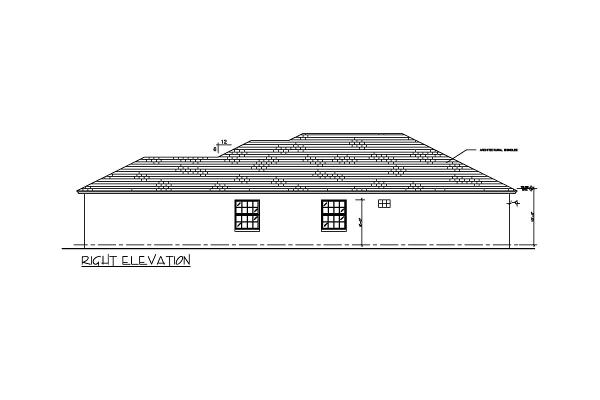 Plan 64338BT: Single-Story Florida House Plan with Clustered Bedrooms - 1830 Sq Ft - Image #5 - Florida-Style, Ranch