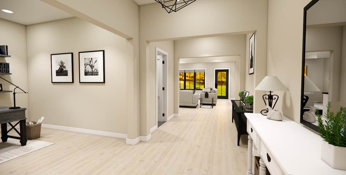 Plan 14941RK: Two-Story Modern Farmhouse Plan with Loft Upstairs - 2528 Sq Ft - Image #7 - Farmhouse, Modern Farmhouse
