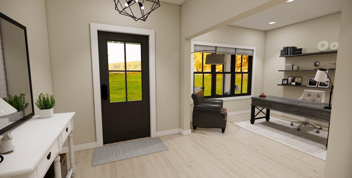 Plan 14941RK: Two-Story Modern Farmhouse Plan with Loft Upstairs - 2528 Sq Ft - Image #8 - Farmhouse, Modern Farmhouse