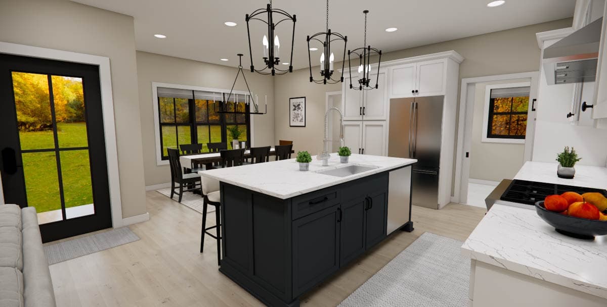 Plan 14941RK: Two-Story Modern Farmhouse Plan with Loft Upstairs - 2528 Sq Ft - Image #18 - Farmhouse, Modern Farmhouse