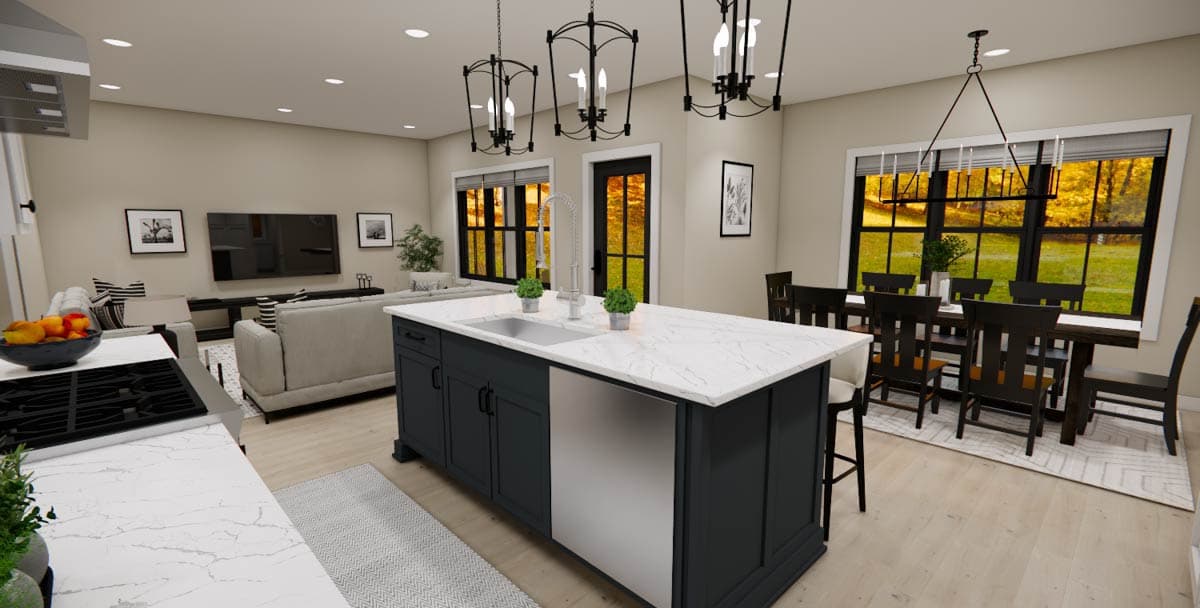 Plan 14941RK: Two-Story Modern Farmhouse Plan with Loft Upstairs - 2528 Sq Ft - Image #19 - Farmhouse, Modern Farmhouse