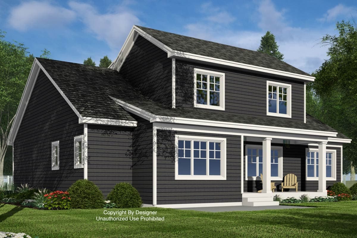 Plan 14942RK: Two-Story Bungalow Style House Plan with Main Level Master - 2528 Sq Ft - Image #5 - Bungalow, Traditional
