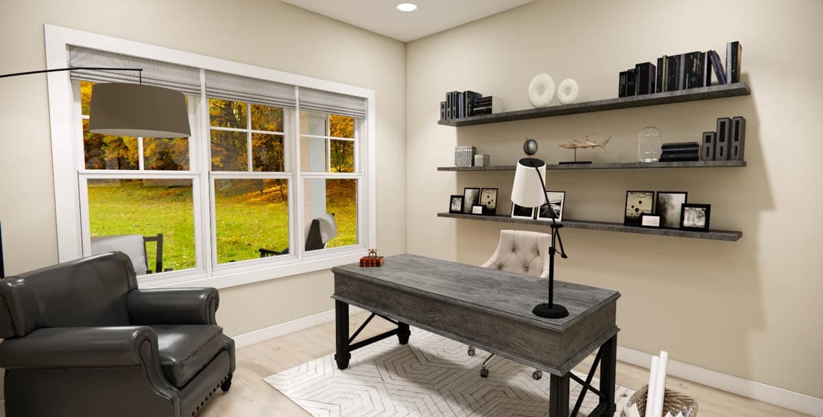 Plan 14942RK: Two-Story Bungalow Style House Plan with Main Level Master - 2528 Sq Ft - Image #9 - Bungalow, Traditional