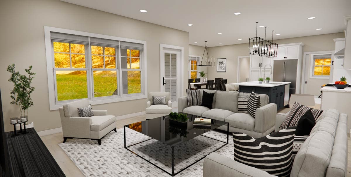 Plan 14942RK: Two-Story Bungalow Style House Plan with Main Level Master - 2528 Sq Ft - Image #12 - Bungalow, Traditional