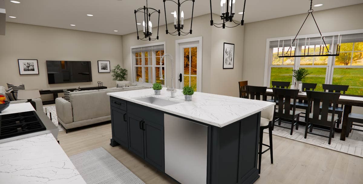 Plan 14942RK: Two-Story Bungalow Style House Plan with Main Level Master - 2528 Sq Ft - Image #18 - Bungalow, Traditional