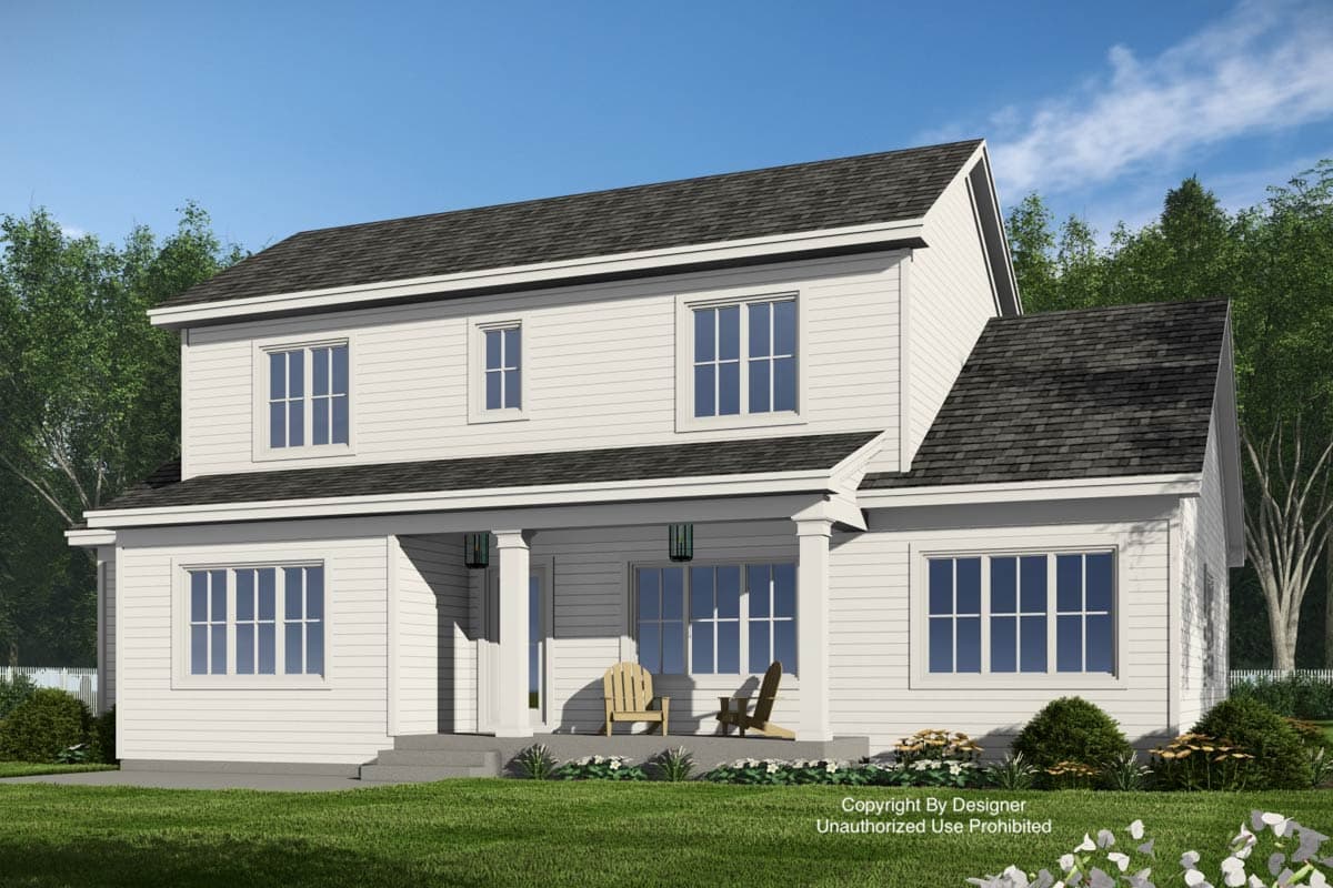 Plan 14944RK: 4-Bed Farmhouse Plan with Jack and Jill Bathroom - 2768 Sq Ft - Image #5 - Farmhouse, Modern Farmhouse