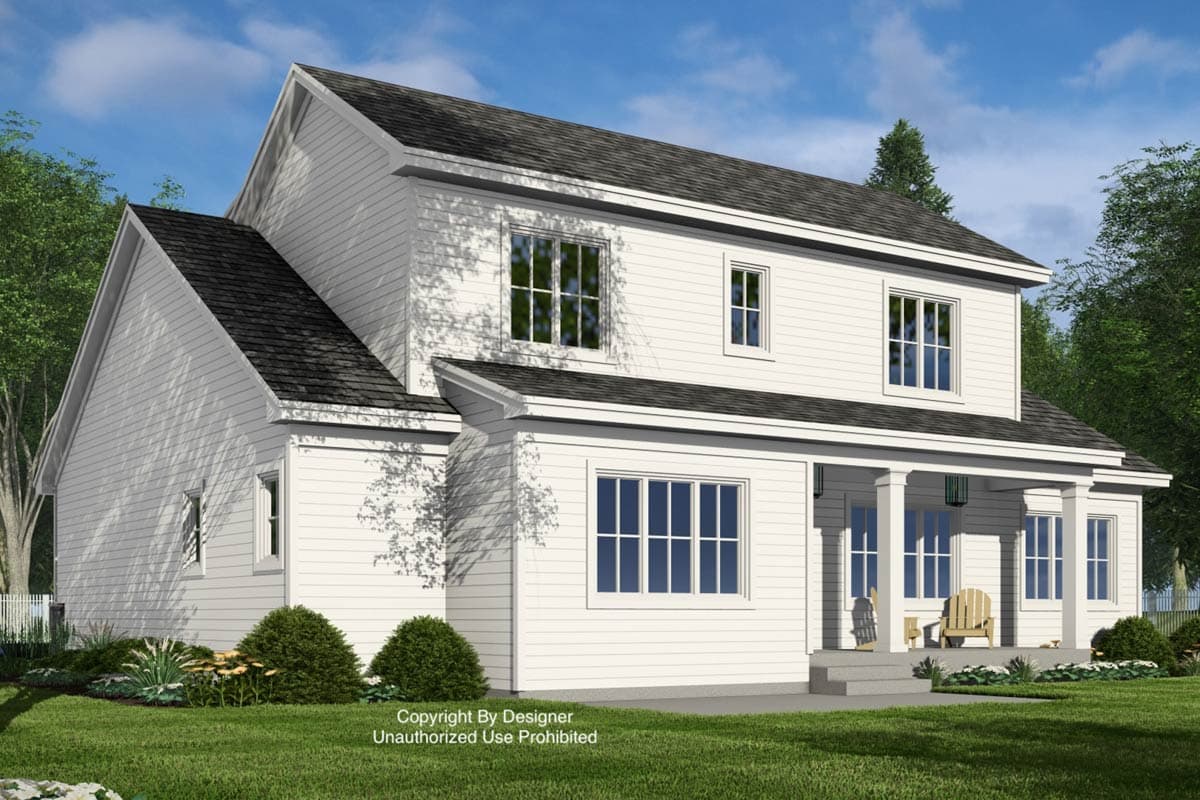 Plan 14944RK: 4-Bed Farmhouse Plan with Jack and Jill Bathroom - 2768 Sq Ft - Image #6 - Farmhouse, Modern Farmhouse