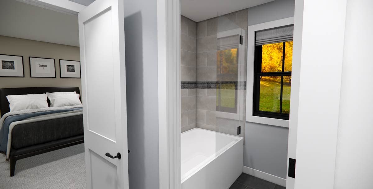 Plan 14944RK: 4-Bed Farmhouse Plan with Jack and Jill Bathroom - 2768 Sq Ft - Image #46 - Farmhouse, Modern Farmhouse