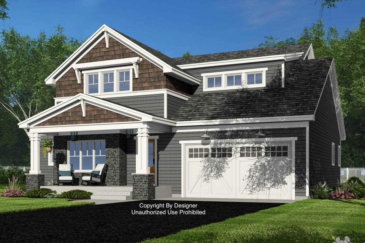 Plan 14945RK: Two-Story Traditional House Plan with Main Level Master - 2768 Sq Ft - Image #8 - Bungalow, Traditional
