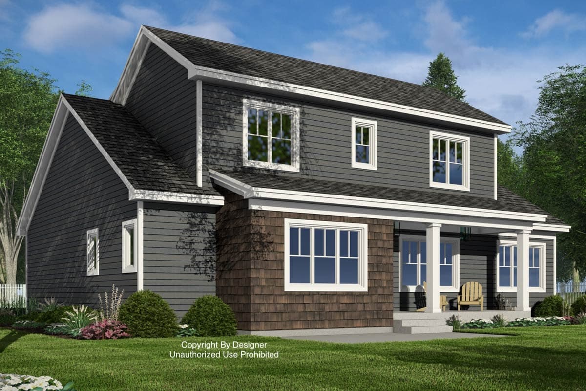 Plan 14945RK: Two-Story Traditional House Plan with Main Level Master - 2768 Sq Ft - Image #7 - Bungalow, Traditional