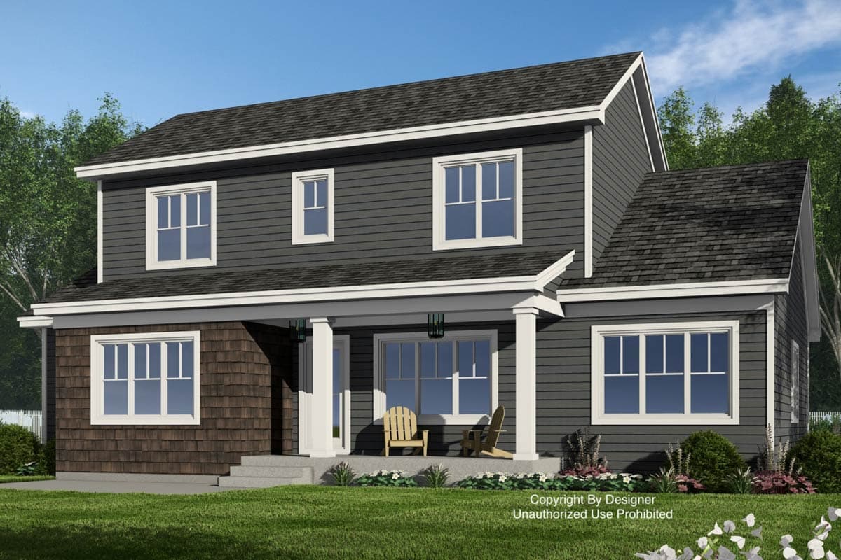 Plan 14945RK: Two-Story Traditional House Plan with Main Level Master - 2768 Sq Ft - Image #6 - Bungalow, Traditional