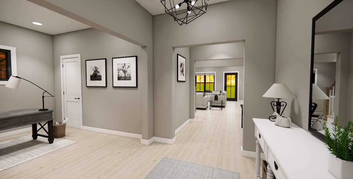 Plan 14947RK: Two-Story Modern Farmhouse Plan with Sunroom - 2748 Sq Ft - Image #9 - Cottage, Modern Farmhouse, New American