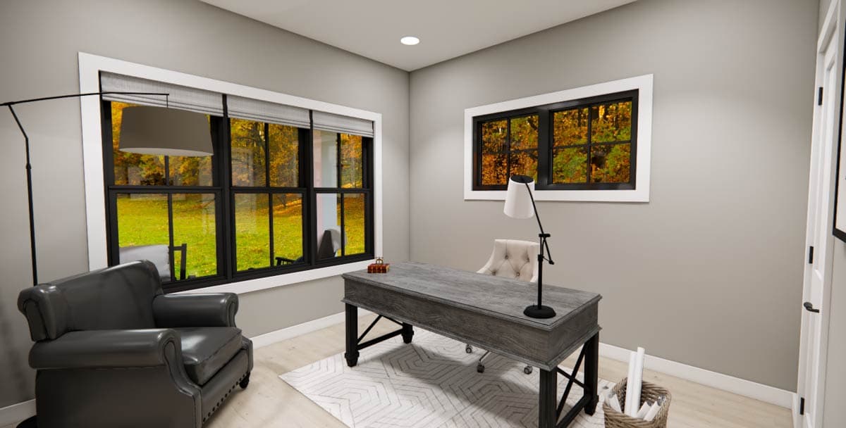 Plan 14947RK: Two-Story Modern Farmhouse Plan with Sunroom - 2748 Sq Ft - Image #11 - Cottage, Modern Farmhouse, New American
