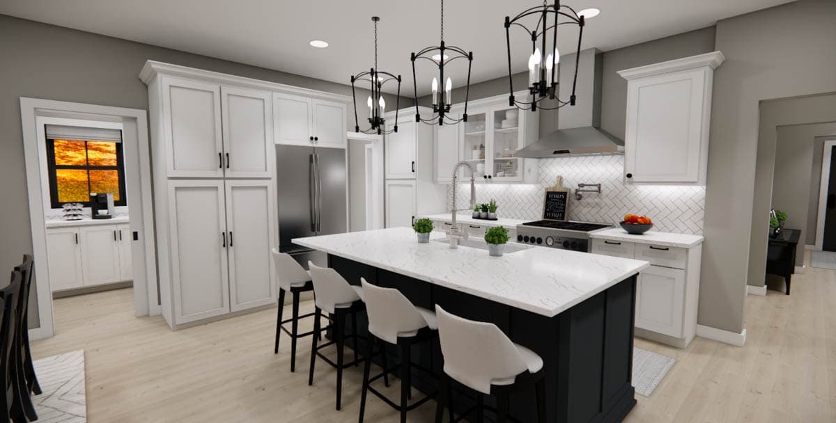 Plan 14947RK: Two-Story Modern Farmhouse Plan with Sunroom - 2748 Sq Ft - Image #22 - Cottage, Modern Farmhouse, New American