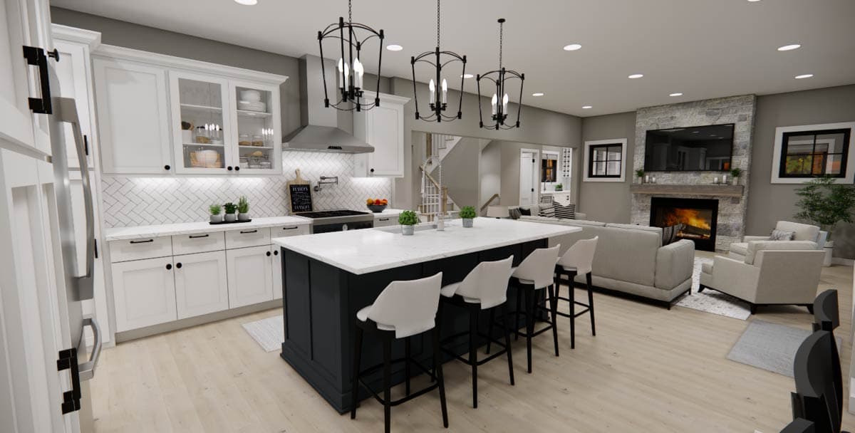 Plan 14947RK: Two-Story Modern Farmhouse Plan with Sunroom - 2748 Sq Ft - Image #18 - Cottage, Modern Farmhouse, New American