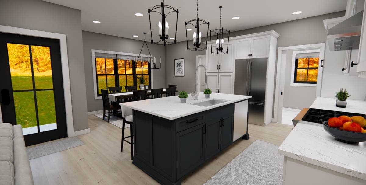 Plan 14947RK: Two-Story Modern Farmhouse Plan with Sunroom - 2748 Sq Ft - Image #19 - Cottage, Modern Farmhouse, New American